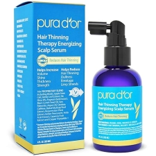 PURA DOR HAIR THINNING THERAPY SERUM 4OZ BIOTIN, CAFFEINE, COPPER PEPTIDE FOR ALL HAIR TYPES