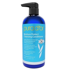 PURA DOR MOISTURE PROTECT CLEANSING CONDITIONER 16OZ ARGAN OIL, SULFATE-FREE, ALL HAIR TYPES