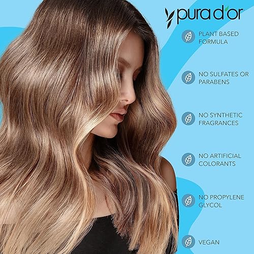 PURA DOR MOISTURE PROTECT CLEANSING CONDITIONER 16OZ ARGAN OIL, SULFATE-FREE, ALL HAIR TYPES