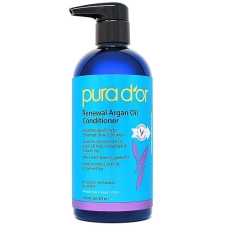 PURA DOR ARGAN OIL CONDITIONER 16OZ SULFATE-FREE, HYDRATING, FRIZZ CONTROL, COLOR-SAFE, FOR DRY HAIR