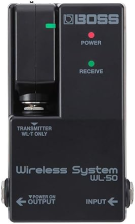 BOSS WL-50 WIRELESS GUITAR SYSTEM FOR PEDALBOARDS PLUG-AND-PLAY, CABLE TONE, FOR GUITAR BASS
