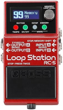 BOSS RC-5 LOOP STATION PEDAL 13-HOUR RECORDING, 32-BIT PROCESSING, MIDI USB, LCD DISPLAY