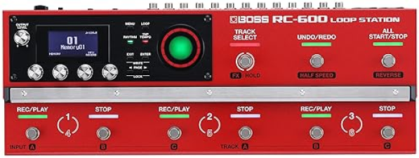 BOSS RC-600 LOOP STATION PEDAL FOR MUSICIANS ADVANCED FEATURES, EFFECTS REAL-TIME CONTROL