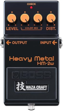 BOSS HM-2W HEAVY METAL GUITAR PEDAL WAZA CRAFT, CHAINSAW TONE, STANDARD CUSTOM MODES