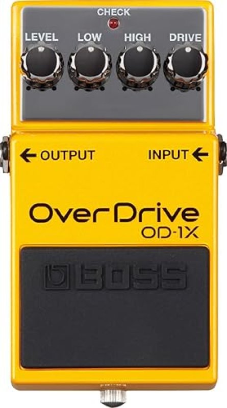 BOSS OD-1X SPECIAL EDITION OVERDRIVE GUITAR EFFECTS PEDAL CLASSIC TONE, ENHANCED PERFORMANCE