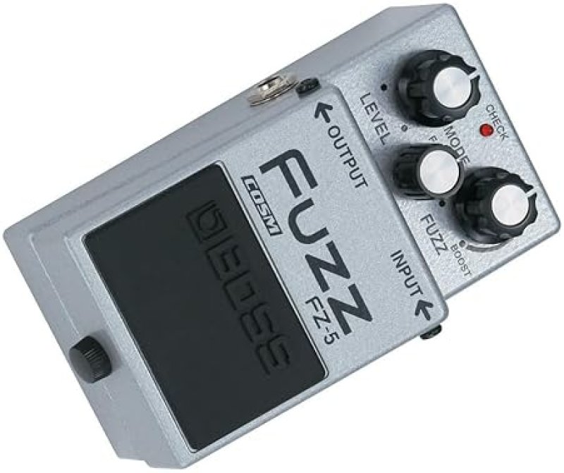 BOSS FZ-5 FUZZ GUITAR EFFECTS PEDAL, SILVER, MEDIUM CLASSIC VINTAGE TONE FOR ELECTRIC GUITAR