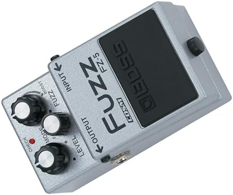 BOSS FZ-5 FUZZ GUITAR EFFECTS PEDAL, SILVER, MEDIUM CLASSIC VINTAGE TONE FOR ELECTRIC GUITAR