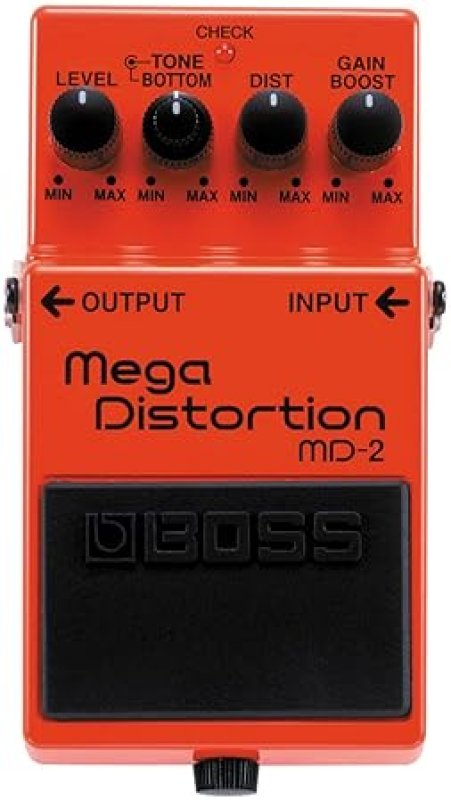 BOSS MD-2 MEGA DISTORTION GUITAR EFFECTS PEDAL HIGH-GAIN STOMPBOX FOR ELECTRIC GUITAR