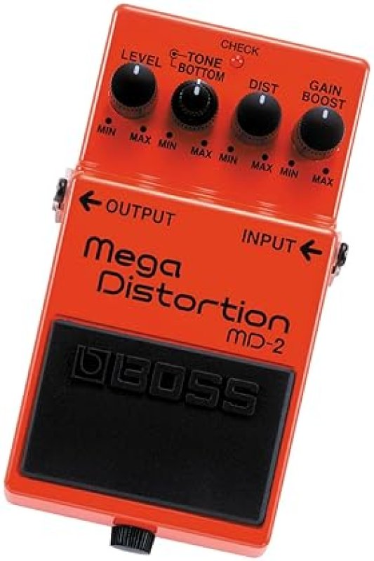 BOSS MD-2 MEGA DISTORTION GUITAR EFFECTS PEDAL HIGH-GAIN STOMPBOX FOR ELECTRIC GUITAR