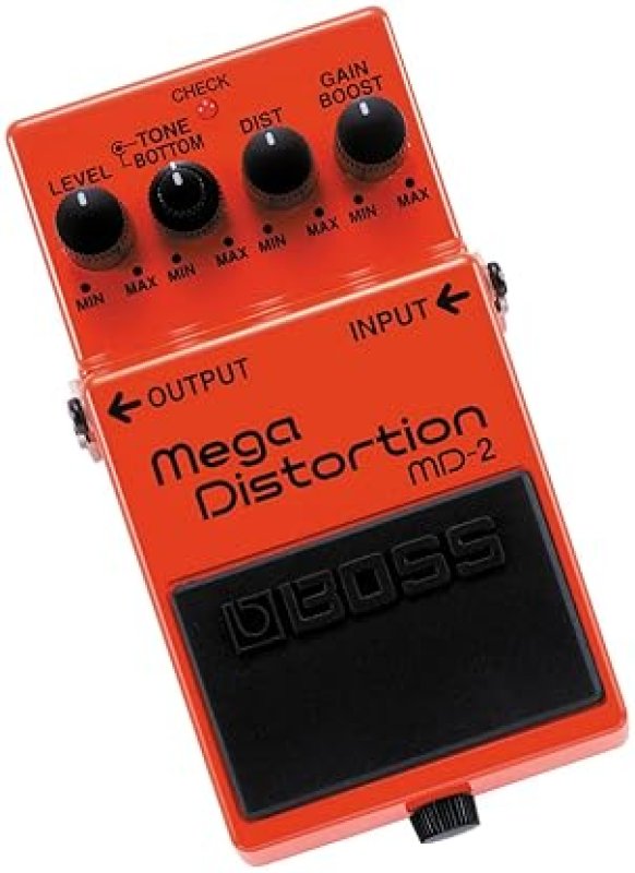 BOSS MD-2 MEGA DISTORTION GUITAR EFFECTS PEDAL HIGH-GAIN STOMPBOX FOR ELECTRIC GUITAR
