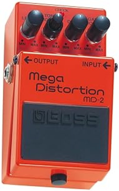 BOSS MD-2 MEGA DISTORTION GUITAR EFFECTS PEDAL HIGH-GAIN STOMPBOX FOR ELECTRIC GUITAR