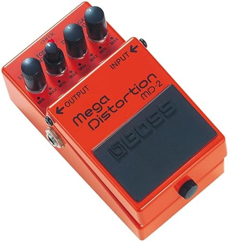 BOSS MD-2 MEGA DISTORTION GUITAR EFFECTS PEDAL HIGH-GAIN STOMPBOX FOR ELECTRIC GUITAR