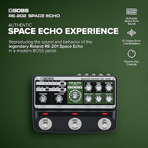BOSS RE-202 Space Echo Delay Reverb Efekt Pedalı | Amerikasepetim