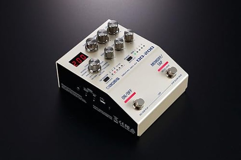 BOSS DD-200 DIGITAL DELAY GUITAR EFFECTS PEDAL VERSATILE ECHO DELAY STOMPBOX FOR GUITARISTS