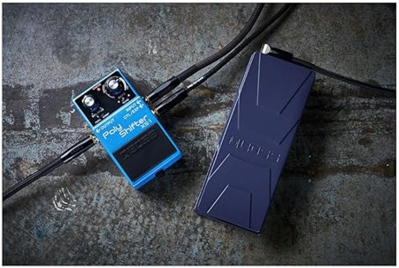 BOSS XS-1 POLY SHIFTER PITCH PEDAL COMPACT, NATURAL PITCH SHIFT FOR GUITAR BASS, 7 SEMITONES 3 OCTAV
