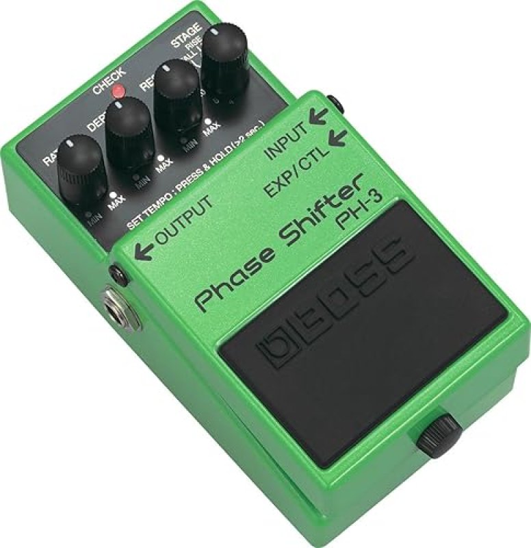 BOSS PH-3 PHASE SHIFTER GUITAR EFFECTS PEDAL, MEDIUM SIZE, GREEN PH-3 MODULATION STOMPBOX
