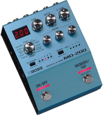BOSS MD-200 MODULATION GUITAR EFFECTS PEDAL PREMIUM SOUND, BLUE, COMPACT STOMPBOX