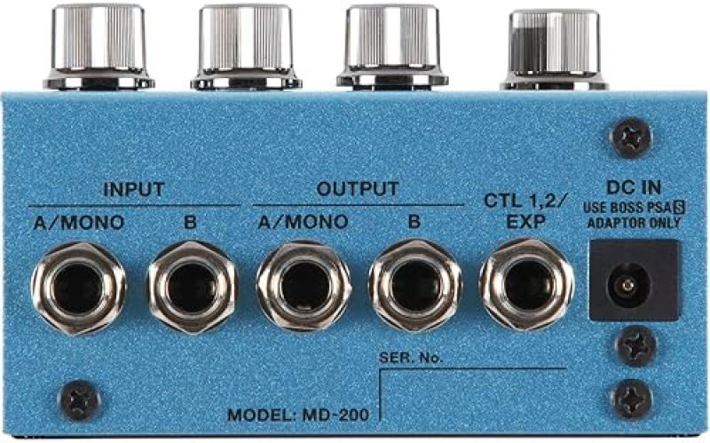 BOSS MD-200 MODULATION GUITAR EFFECTS PEDAL PREMIUM SOUND, BLUE, COMPACT STOMPBOX