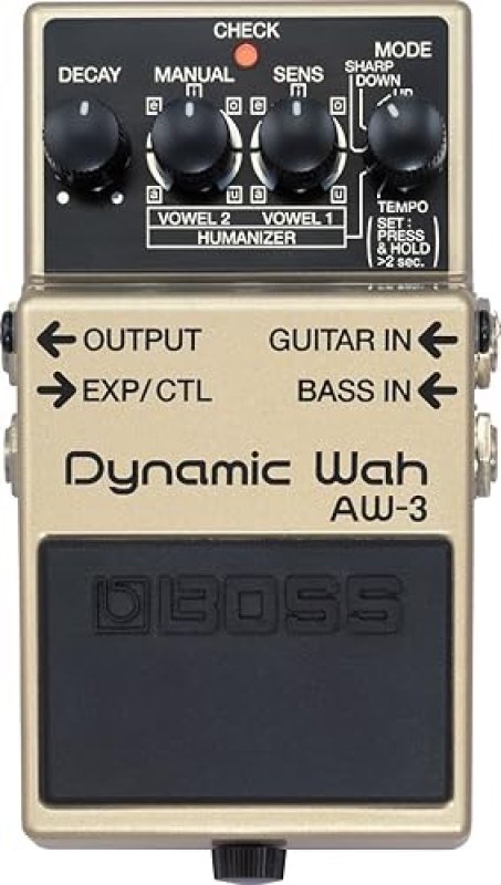 BOSS AW-3 DYNAMIC WAH GUITAR EFFECT PEDAL AUTO WAH, BASS COMPATIBLE, VERSATILE SOUND EFFECTS