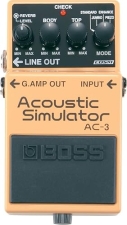 BOSS AC-3 ADVANCED ACOUSTIC SIMULATOR GUITAR EFFECTS PEDAL FOR ELECTRIC GUITAR PLAYERS