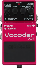 BOSS VO-1 VOCODER EFFECTS PEDAL FOR GUITAR AND BASS PROFESSIONAL VOICE SYNTHESIZER PEDAL