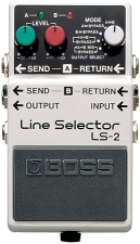 BOSS LS-2 LINE SELECTOR POWER SUPPLY GUITAR EFFECTS PEDAL SWITCH MULTIPLE AMPS PEDALS