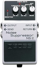 BOSS NS-2 NOISE SUPPRESSOR GUITAR EFFECTS PEDAL HUM ELIMINATOR FOR ELECTRIC GUITARS