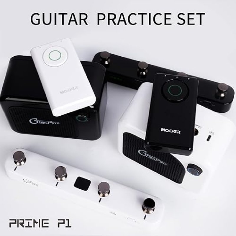 MOOER PRIME P1 MULTI-EFFECTS PROCESSOR HEADPHONE AMP FOR BASS GUITAR, 126 EFFECTS, TUNER, METRONOME