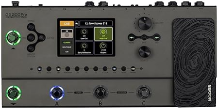 MOOER GE200 PRO GEN 4 GUITAR MULTI-EFFECTS PEDAL, AMP MODELLER, MIDI, IR LOADER, LIVE STREAMING