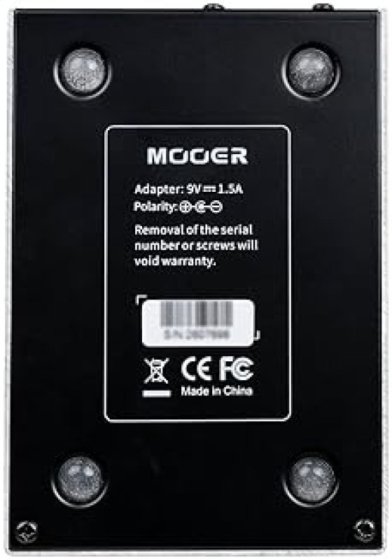 MOOER HARMONIER MVP2 VOCAL EFFECTS PROCESSOR PEDAL FOR GUITAR, SINGING, LIVE STREAMING RECORDING