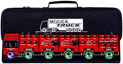 MOOER RED TRUCK MULTI-EFFECTS GUITAR PEDALBOARD, COMBINED STOMPBOX TRADITIONAL EFFECTS UNIT