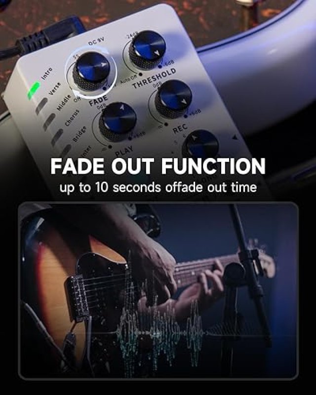 MOOER LOOPER X2 STEREO GUITAR LOOPER PEDAL, 300MIN, 77 SLOTS, FADE OUT, FOR ELECTRIC BASS ACOUSTIC