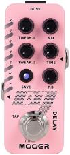 MOOER D7 DELAY GUITAR PEDAL 6 DELAY TYPES, 150S LOOPER, TAP TEMPO, PRESETS, TRAILS, ADJUSTABLE