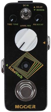 MOOER ECHOVERB DIGITAL DELAY REVERB GUITAR EFFECTS PEDAL STEREO AMBIENCE FOR ELECTRIC GUITAR