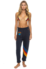 AVIATOR NATION ALL SEASONS CIRCLE CHEVRON SWEATPANTS - CHARCOAL