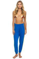 AVIATOR NATION 5 STRIPE SWEATPANTS - ADVENTURE BLUE