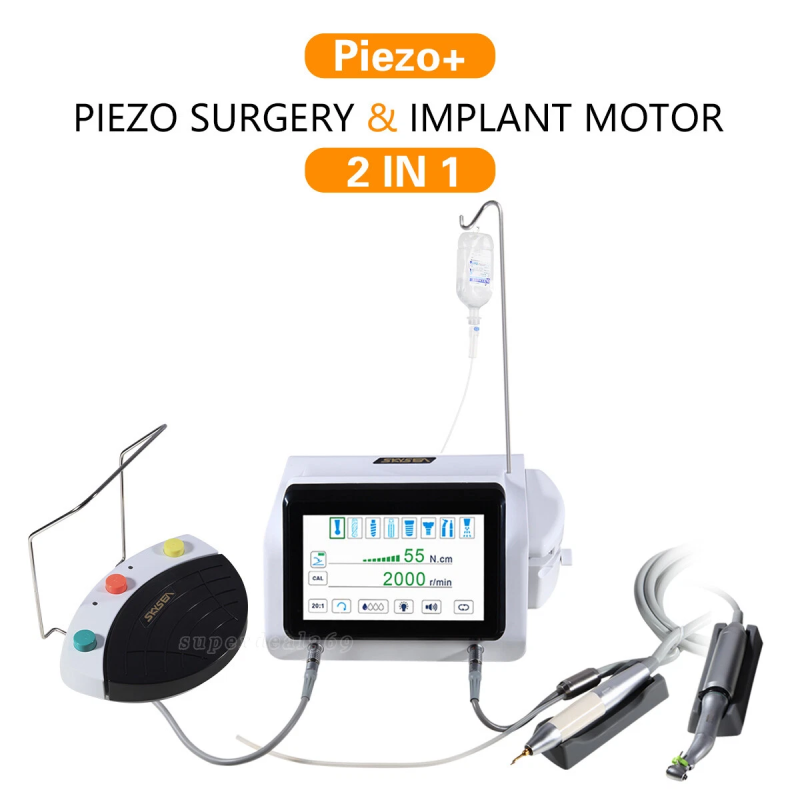 AZDENT DENTAL PIEZO MOTOR SURGERY & IMPLANT DEVICE 2 IN 1 BONE CUTTER TOUCH