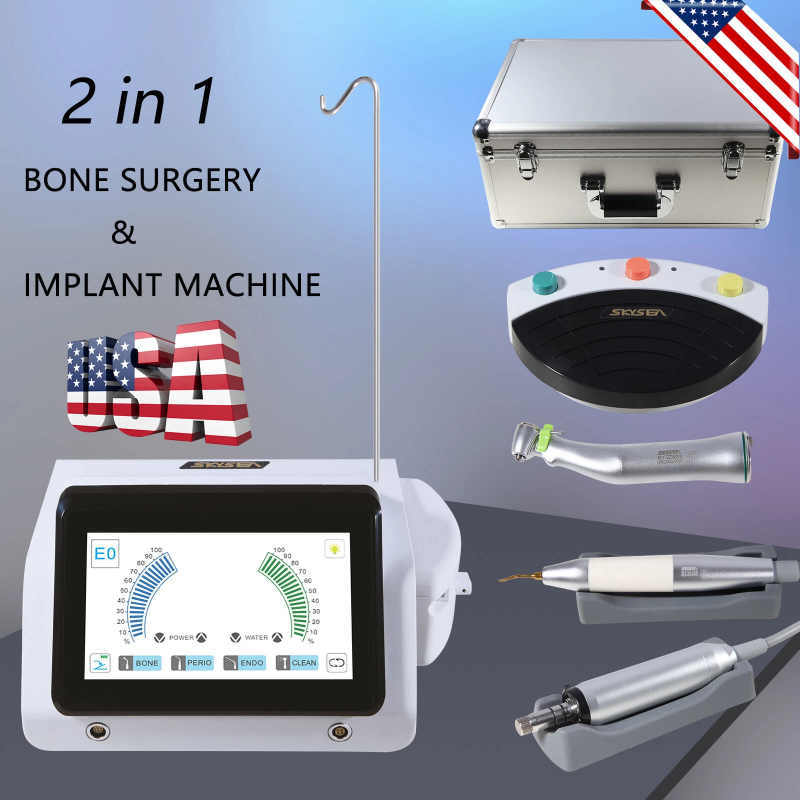 AZDENT DENTAL PIEZO MOTOR SURGERY & IMPLANT DEVICE 2 IN 1 BONE CUTTER TOUCH