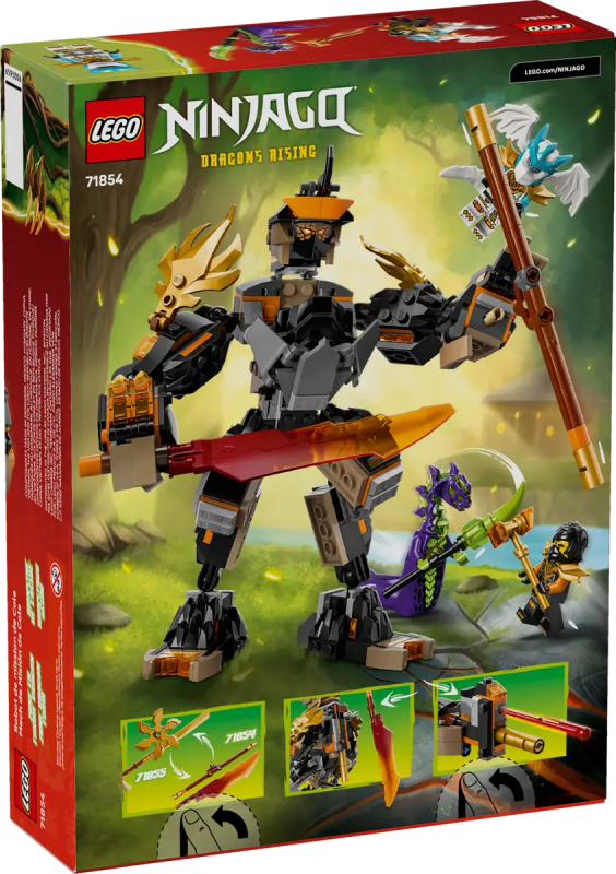 LEGO COLE'S MISSION MECH & DRAGON ZANE