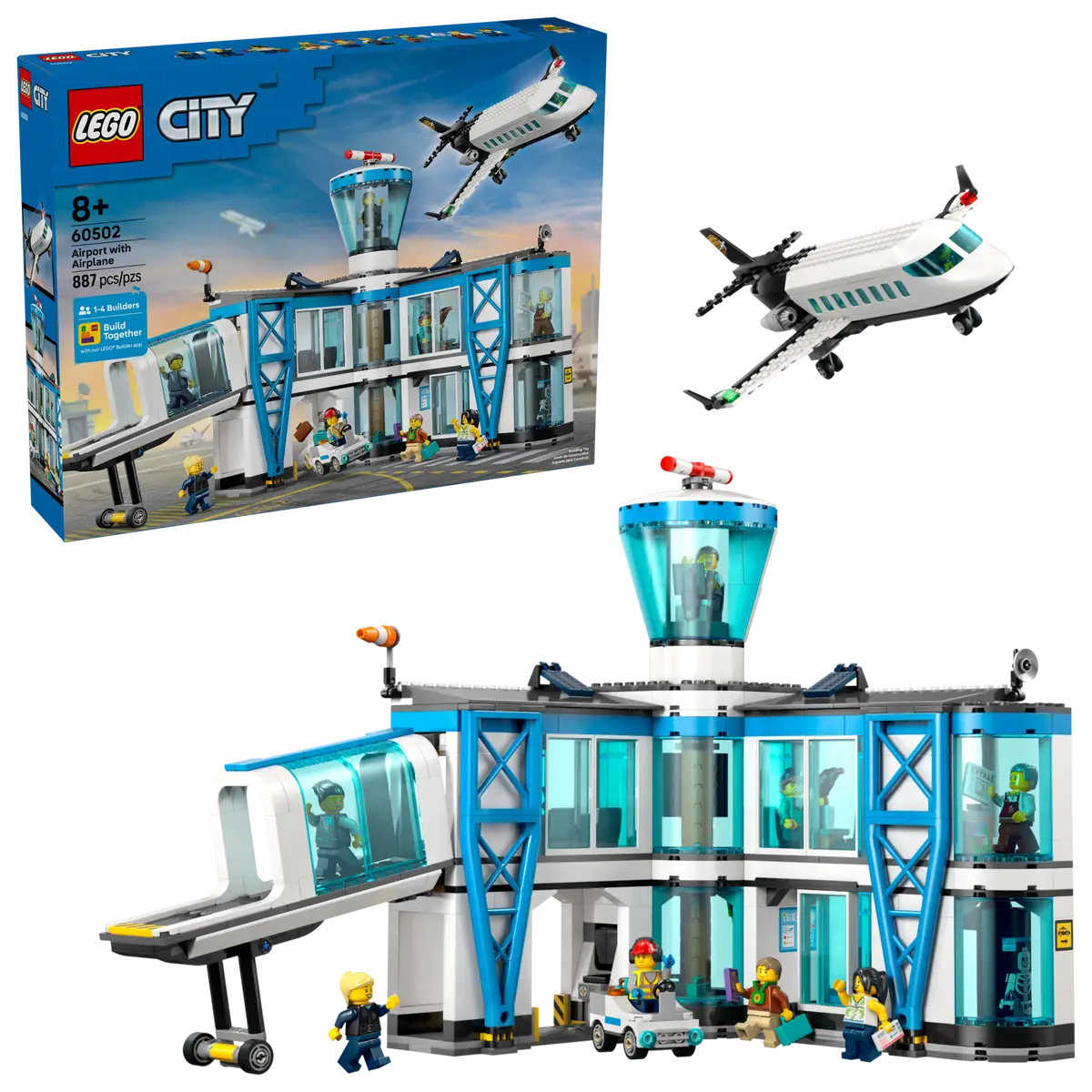 LEGO AIRPORT WITH AIRPLANE