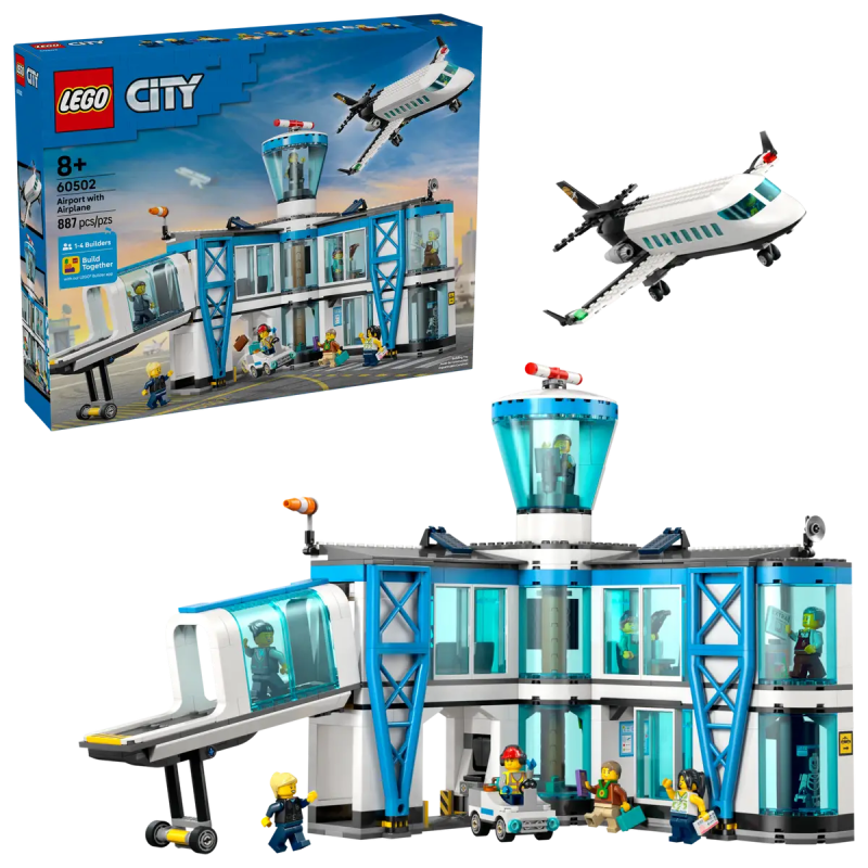 LEGO AIRPORT WITH AIRPLANE