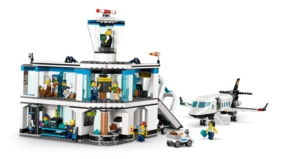 LEGO AIRPORT WITH AIRPLANE