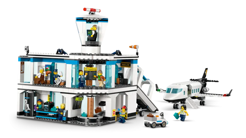 LEGO AIRPORT WITH AIRPLANE