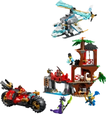 LEGO NINJA VEHICLE TREE HOUSE BATTLE