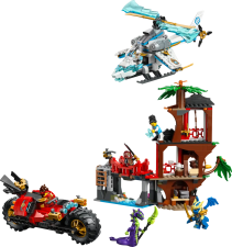 LEGO NINJA VEHICLE TREE HOUSE BATTLE
