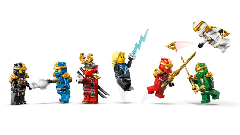 LEGO NINJA CHARACTER DISPLAY 15TH ANNIVERSARY