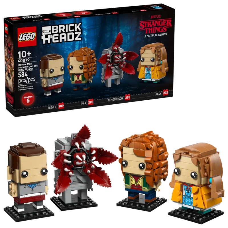 LEGO ELEVEN, MAX, DEMOGORGON AND HOLLY FIGURES