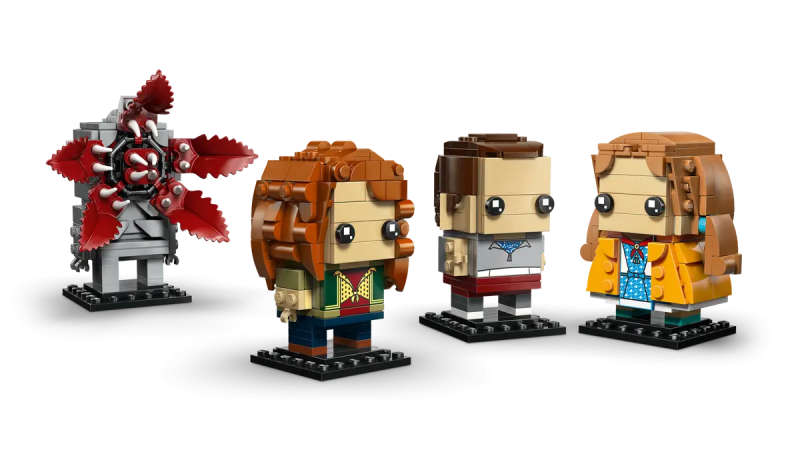 LEGO ELEVEN, MAX, DEMOGORGON AND HOLLY FIGURES