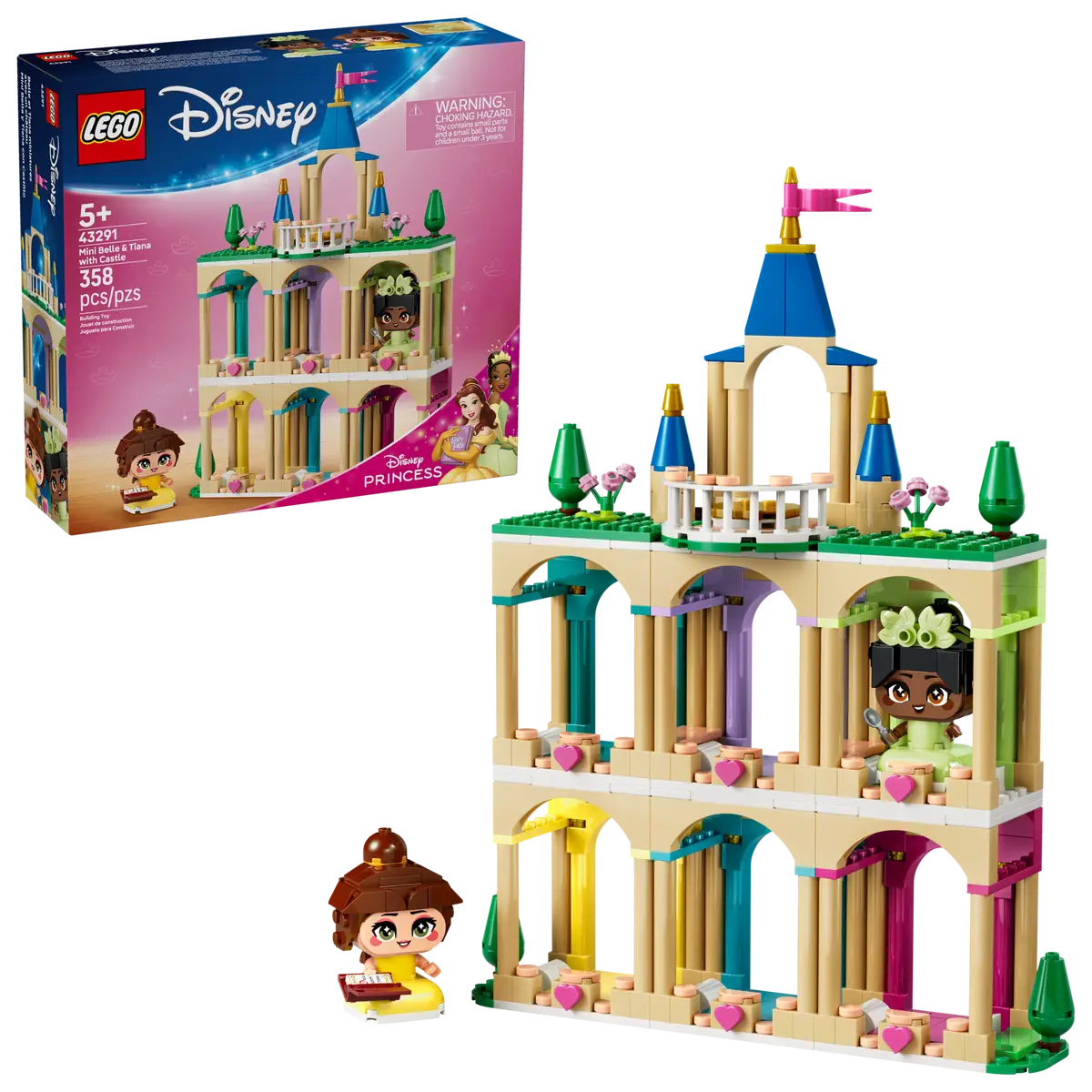 LEGO MINI BELLE & TIANA WITH CASTLE
