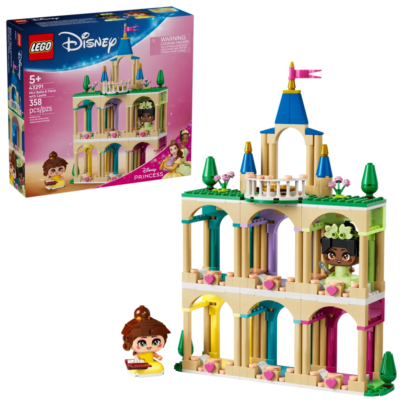 LEGO MINI BELLE & TIANA WITH CASTLE